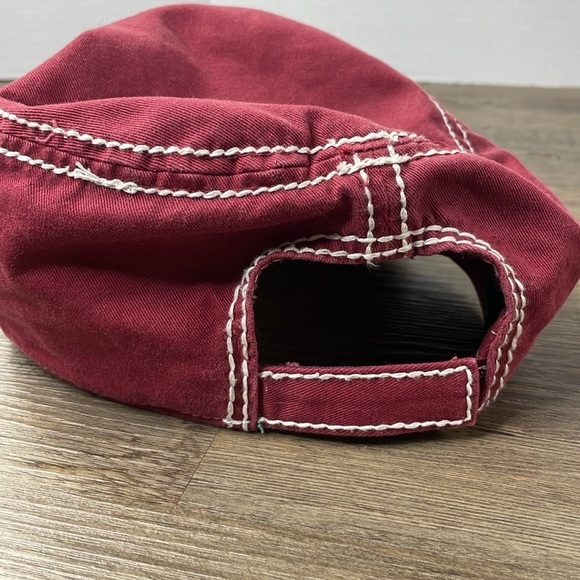 Disneyland Resort Red Tan Mickey Mouse Cadet Hat - Picture 5 of 8